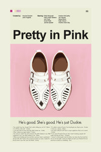 Load image into Gallery viewer, Pretty in Pink Inspired Mid-Century Modern Print | 12&quot;x18&quot; or 18&quot;x24&quot; Print only
