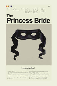 Load image into Gallery viewer, The Princess Bride - Black Mask | 12&quot;x18&quot; or 18&quot;x24&quot; Print only
