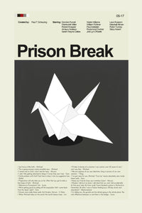Load image into Gallery viewer, Prison Break - Origami Crane  | 12&quot;x18&quot; or 18&quot;x24&quot; Print only
