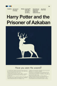 Load image into Gallery viewer, Harry Potter and the Prisoner of Azkaban Inspired Mid-Century Modern Print | 12&quot;x18&quot; or 18&quot;x24&quot; Print only
