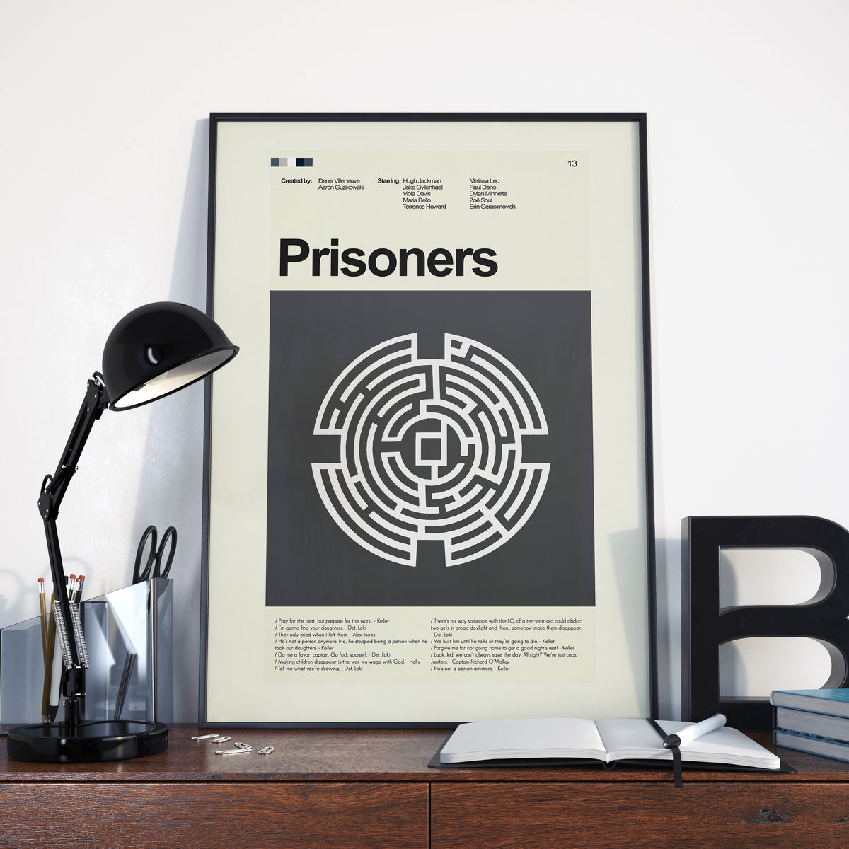 Prisoners - Maze  | 12"x18" or 18"x24" Print only