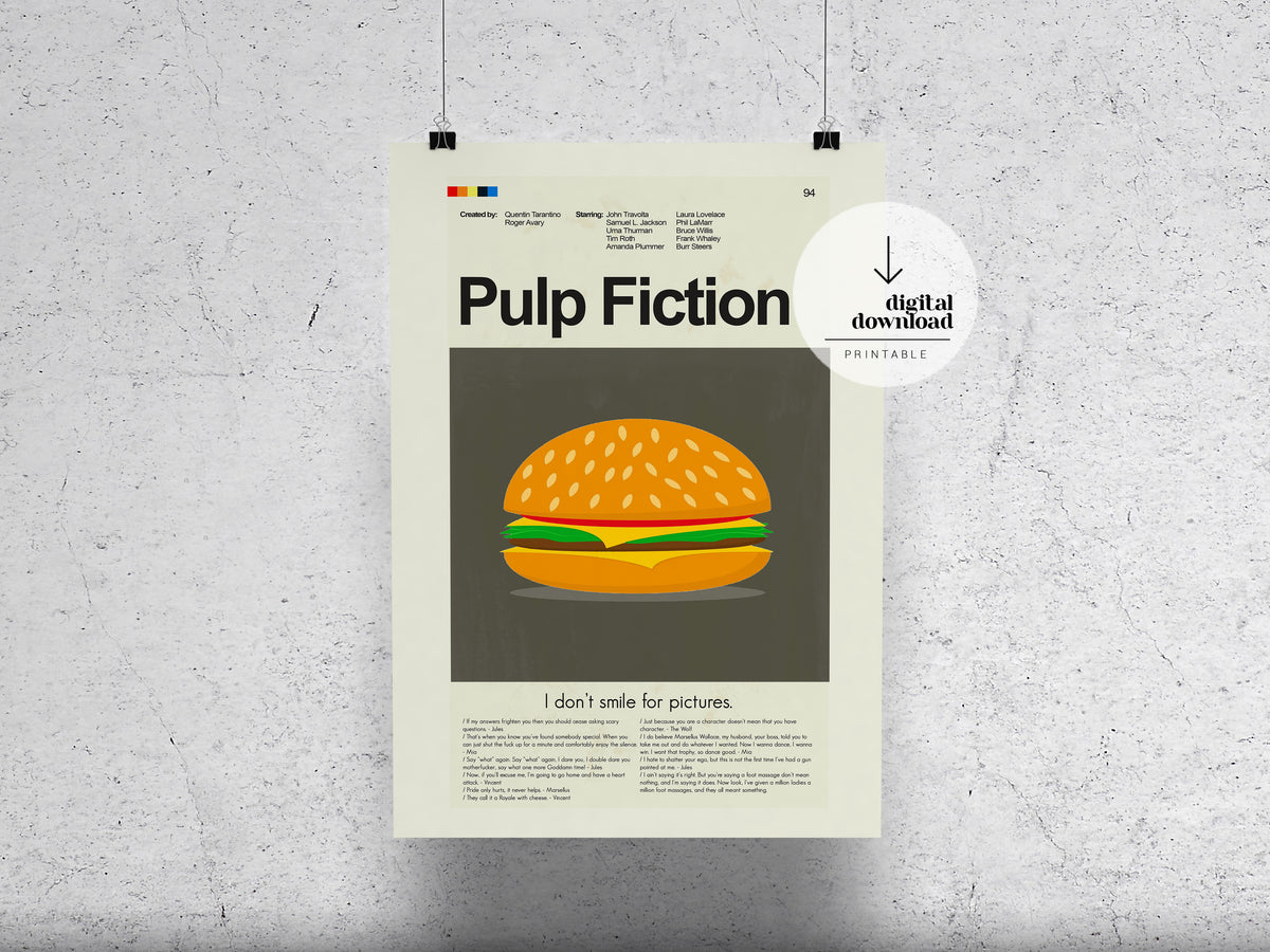 Pulp Fiction | DIGITAL ARTWORK DOWNLOAD