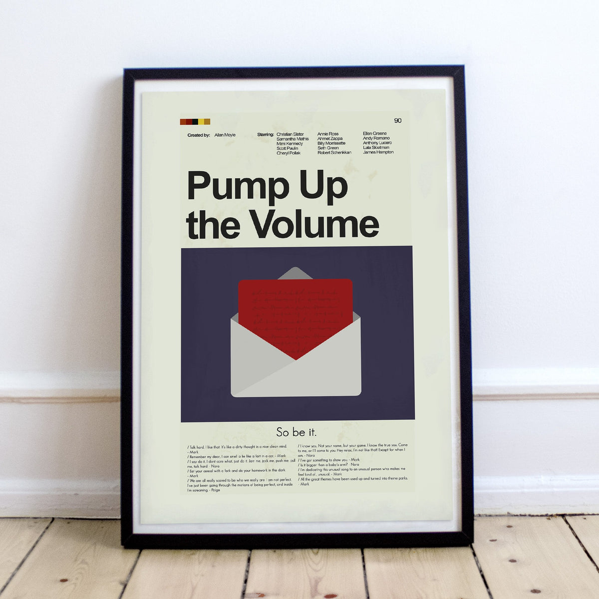 Pump Up the Volume Inspired Mid-Century Modern Print | 12"x18" or 18"x24" Print only