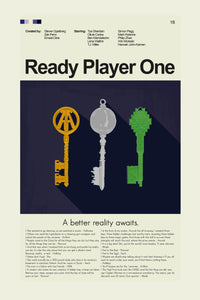 Load image into Gallery viewer, Ready Player One Inspired Mid-Century Modern Print | 12&quot;x18&quot; or 18&quot;x24&quot; Print only
