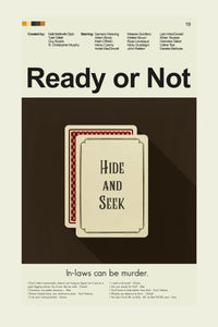 Load image into Gallery viewer, Ready or Not Inspired Mid-Century Modern Print | 12&quot;x18&quot; or 18&quot;x24&quot; Print only
