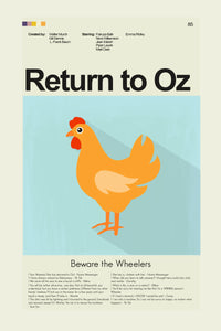 Load image into Gallery viewer, Return to Oz Inspired Mid-Century Modern Print | 12&quot;x18&quot; or 18&quot;x24&quot; Print only
