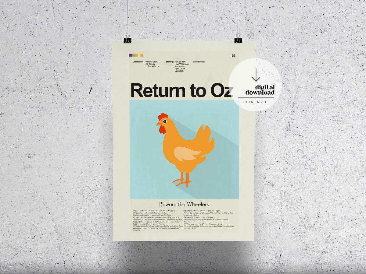 Return to Oz | DIGITAL ARTWORK DOWNLOAD