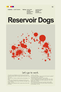 Load image into Gallery viewer, Reservoir Dogs Inspired Mid-Century Modern Print | 12&quot;x18&quot; or 18&quot;x24&quot; Print only
