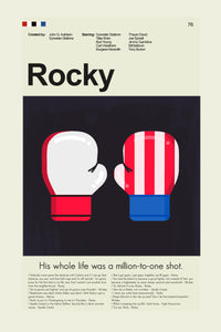 Load image into Gallery viewer, Rocky Inspired Mid-Century Modern Print | 12&quot;x18&quot; or 18&quot;x24&quot; Print only
