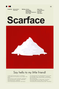 Load image into Gallery viewer, Scarface Inspired Mid-Century Modern Print | 12&quot;x18&quot; or 18&quot;x24&quot; Print only
