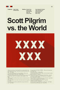 Load image into Gallery viewer, Scott Pilgrim vs. the World Inspired Mid-Century Modern Print | 12&quot;x18&quot; or 18&quot;x24&quot; Print only

