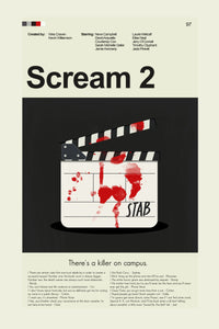 Load image into Gallery viewer, Scream 2 - Stab Movie Slate | 12&quot;x18&quot; or 18&quot;x24&quot; Print only
