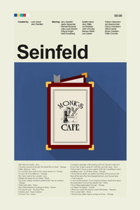 Load image into Gallery viewer, Seinfeld Inspired Mid-Century Modern Print | 12&quot;x18&quot; or 18&quot;x24&quot; Print only
