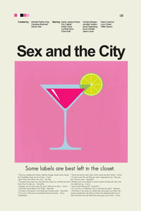 Load image into Gallery viewer, Sex and the City (movie) Inspired Mid-Century Modern Print | 12&quot;x18&quot; or 18&quot;x24&quot; Print only
