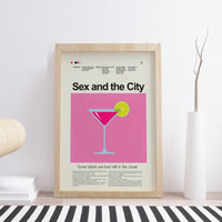 Load image into Gallery viewer, Sex and the City (movie) Inspired Mid-Century Modern Print | 12&quot;x18&quot; or 18&quot;x24&quot; Print only
