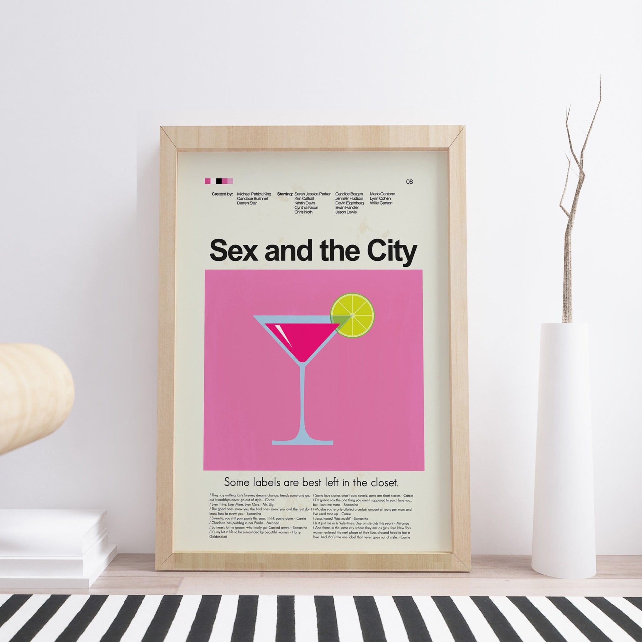 Sex and the City (movie) Inspired Mid-Century Modern Print | 12
