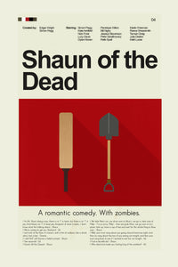 Load image into Gallery viewer, Shaun of the Dead Inspired Mid-Century Modern Print | 12&quot;x18&quot; or 18&quot;x24&quot; Print only
