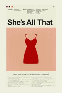 Load image into Gallery viewer, She&#39;s All That Inspired Mid-Century Modern Print | 12&quot;x18&quot; or 18&quot;x24&quot; Print only
