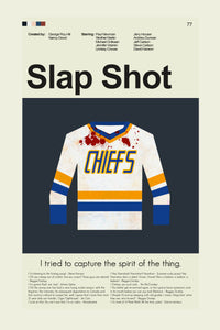 Load image into Gallery viewer, Slap Shot Inspired Mid-Century Modern Print | 12&quot;x18&quot; or 18&quot;x24&quot; Print only
