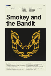 Load image into Gallery viewer, Smokey and the Bandit Inspired Mid-Century Modern Print | 12&quot;x18&quot; or 18&quot;x24&quot; Print only

