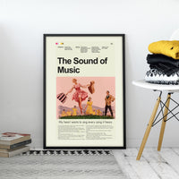 Load image into Gallery viewer, The Sound of Music Inspired Mid-Century Modern Print | 12&quot;x18&quot; or 18&quot;x24&quot; Print only
