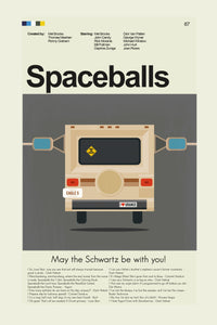 Load image into Gallery viewer, Spaceballs Inspired Mid-Century Modern Print | 12&quot;x18&quot; or 18&quot;x24&quot; Print only
