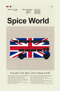 Load image into Gallery viewer, Spice World Inspired Mid-Century Modern Print | 12&quot;x18&quot; or 18&quot;x24&quot; Print only
