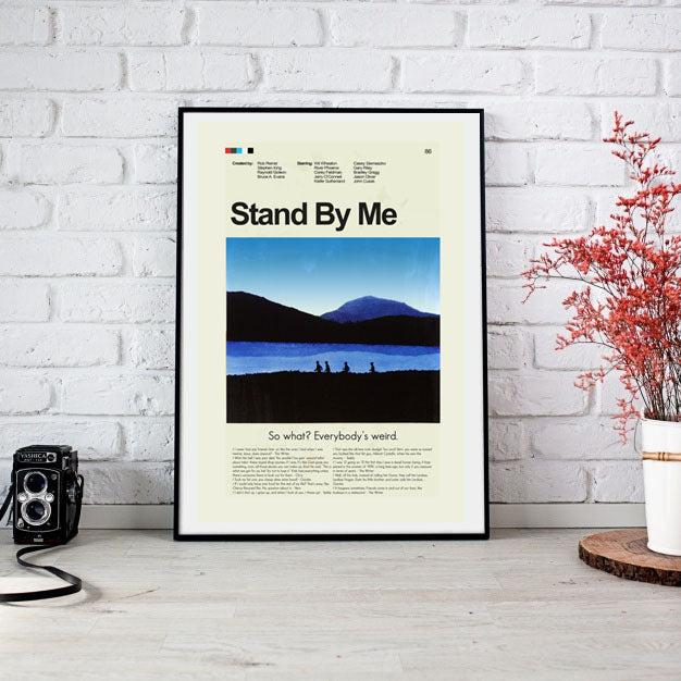 Stand By Me Inspired Mid-Century Modern Print | 12"x18" or 18"x24" Print only