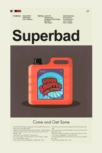 Load image into Gallery viewer, Superbad Inspired Mid-Century Modern Print | 12&quot;x18&quot; or 18&quot;x24&quot; Print only
