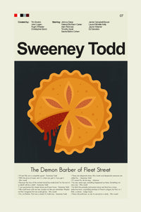 Load image into Gallery viewer, Sweeney Todd: The Demon Barber of Fleet Street - Meat Pie  | 12&quot;x18&quot; or 18&quot;x24&quot; Print only
