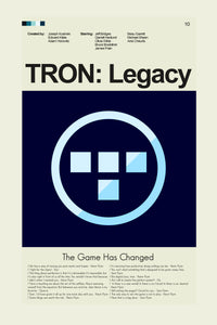 Load image into Gallery viewer, TRON: Legacy Mid-Century Modern Print | 12&quot;x18&quot; or 18&quot;x24&quot; Print only
