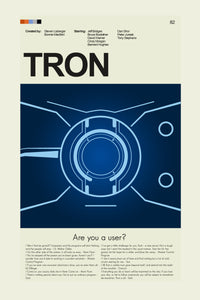 Load image into Gallery viewer, TRON Mid-Century Modern Print | 12&quot;x18&quot; or 18&quot;x24&quot; Print only
