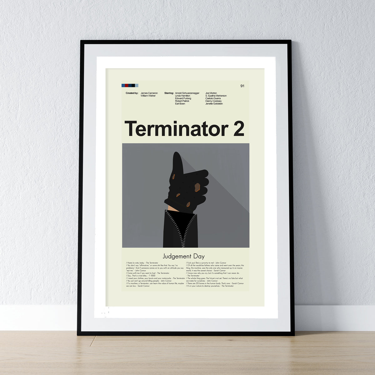 Terminator 2: Judgement Day - Final Scene  | 12"x18" or 18"x24" Print only