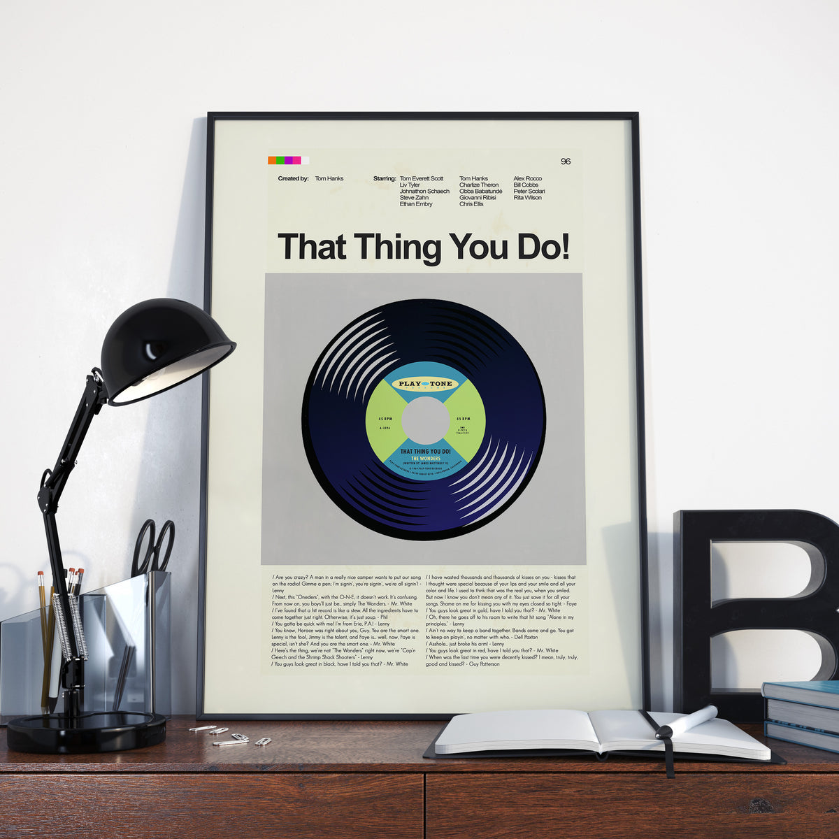 That Thing You Do! Inspired Mid-Century Modern Print | 12"x18" or 18"x24" Print only