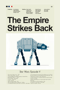 Load image into Gallery viewer, The Empire Strikes Back (Star Wars Episode V) Inspired Mid-Century Modern Print | 12&quot;x18&quot; or 18&quot;x24&quot; Print only
