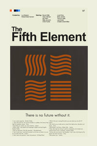 Load image into Gallery viewer, The Fifth Element Inspired Mid-Century Modern Print | 12&quot;x18&quot; or 18&quot;x24&quot; Print only
