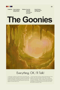 Load image into Gallery viewer, The Goonies Inspired Mid-Century Modern Print | 12&quot;x18&quot; or 18&quot;x24&quot; Print only
