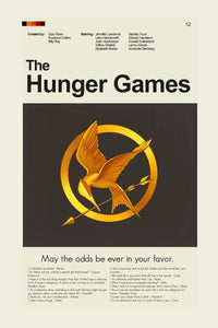 Load image into Gallery viewer, The Hunger Games Inspired Mid-Century Modern Print | 12&quot;x18&quot; or 18&quot;x24&quot; Print only

