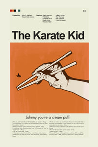 Load image into Gallery viewer, The Karate Kid Inspired Mid-Century Modern Print | 12&quot;x18&quot; or 18&quot;x24&quot; Print only
