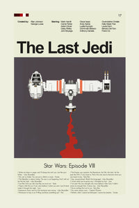 Load image into Gallery viewer, The Last Jedi: Star Wars Episode VIII - Ski Speeder | 12&quot;x18&quot; or 18&quot;x24&quot; Print only
