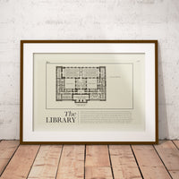 Load image into Gallery viewer, Seinfeld &quot;The Library&quot; Schematic | 12&quot;x18&quot; or 18&quot;x24&quot; Print only
