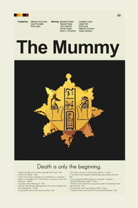 Load image into Gallery viewer, The Mummy Inspired Mid-Century Modern Print | 12&quot;x18&quot; or 18&quot;x24&quot; Print only
