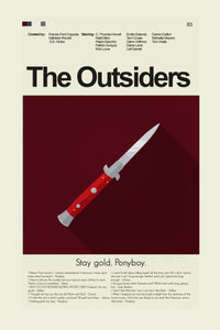Load image into Gallery viewer, The Outsiders Inspired Mid-Century Modern Print | 12&quot;x18&quot; or 18&quot;x24&quot; Print only

