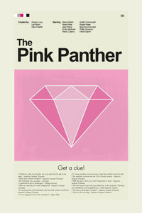 Load image into Gallery viewer, The Pink Panther Inspired Mid-Century Modern Print | 12&quot;x18&quot; or 18&quot;x24&quot; Print only
