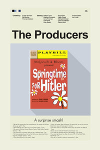 Load image into Gallery viewer, The Producers - Springtime for Hitler Playbill  | 12&quot;x18&quot; or 18&quot;x24&quot; Print only
