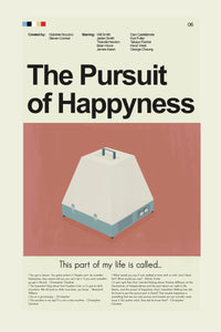 Load image into Gallery viewer, The Pursuit of Happyness Inspired Mid-Century Modern Print | 12&quot;x18&quot; or 18&quot;x24&quot; Print only
