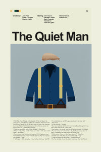 Load image into Gallery viewer, The Quiet Man - Shirt and Flat Cap  | 12&quot;x18&quot; or 18&quot;x24&quot; Print only
