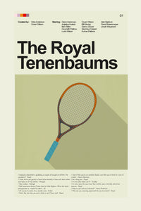 Load image into Gallery viewer, The Royal Tenenbaums - Richie&#39;s Racket  | 12&quot;x18&quot; or 18&quot;x24&quot; Print only
