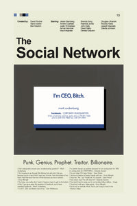 Load image into Gallery viewer, The Social Network - I&#39;m CEO, Bitch  | 12&quot;x18&quot; or 18&quot;x24&quot; Print only
