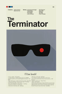 Load image into Gallery viewer, The Terminator Inspired Mid-Century Modern Print | 12&quot;x18&quot; or 18&quot;x24&quot; Print only
